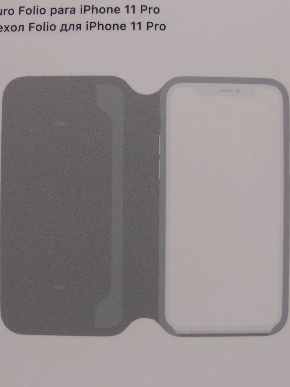 Apple Leather Folio iPhone 11 Pro — Black — NWT — Discontinued
